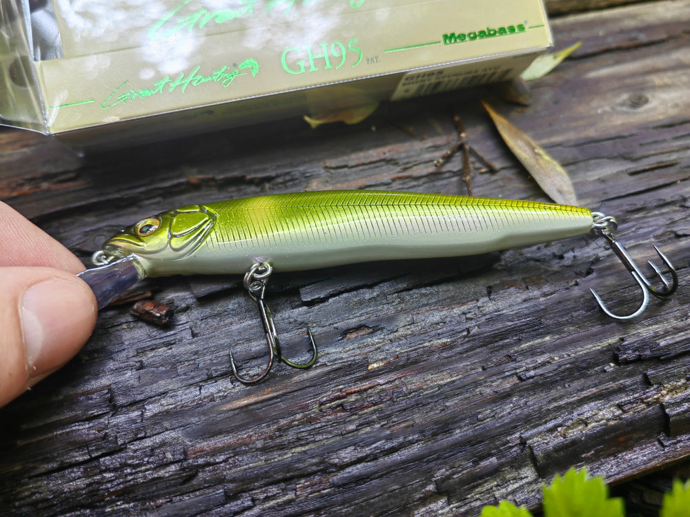 Megabass GH95 — SKA #08 Shiny Keimura Ayu — zdjęcie Rybomania