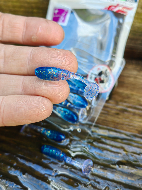 TICT Bomb Shad 1,5″ — 28 Code Blue UV — zdjęcie Rybomania