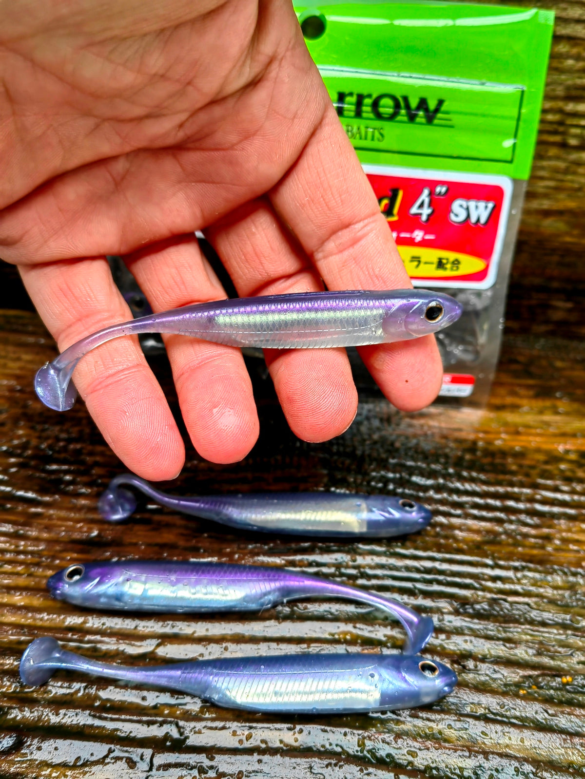 Kopyto Flash-J Shad SW 4" KEIMURA PURPLE/SILVER #122 — zdjęcie Rybomania