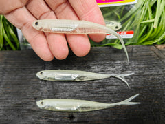 Fish Arrow Flash-J Split 4″ SW — 109 Glow/Silver