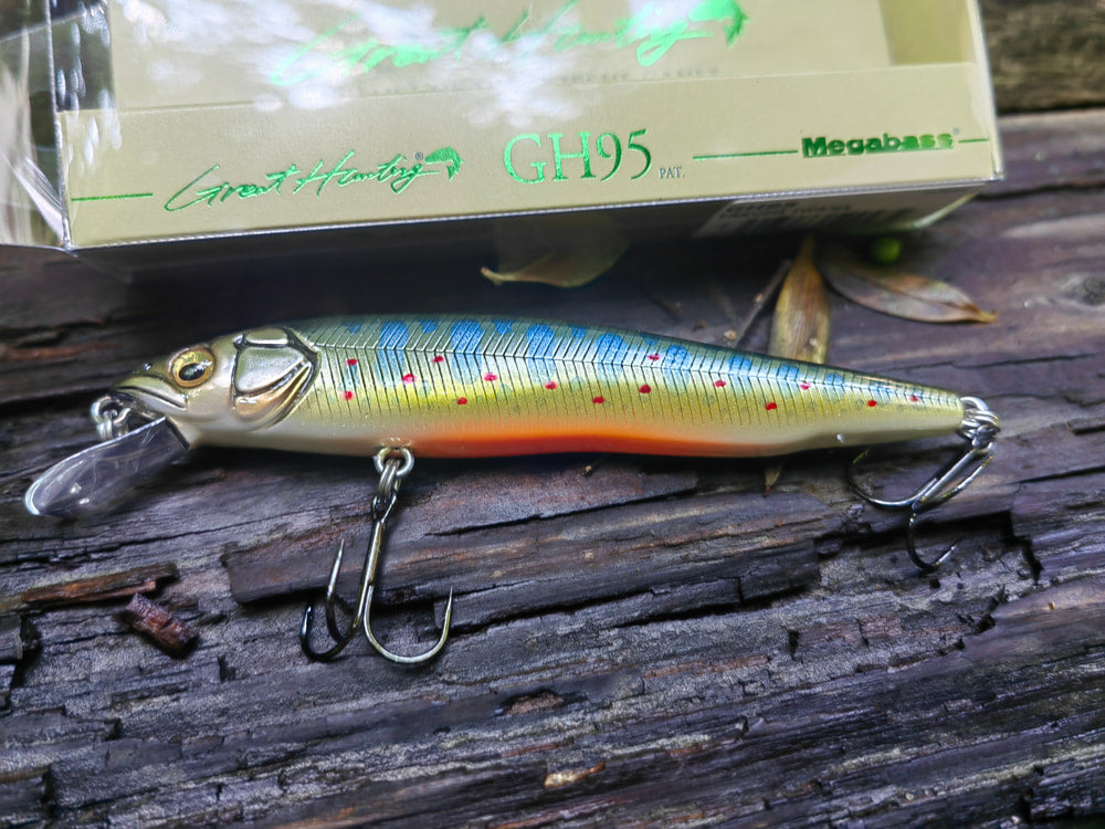 Megabass GH95 — TI #02 Takumi Iwana — zdjęcie Rybomania