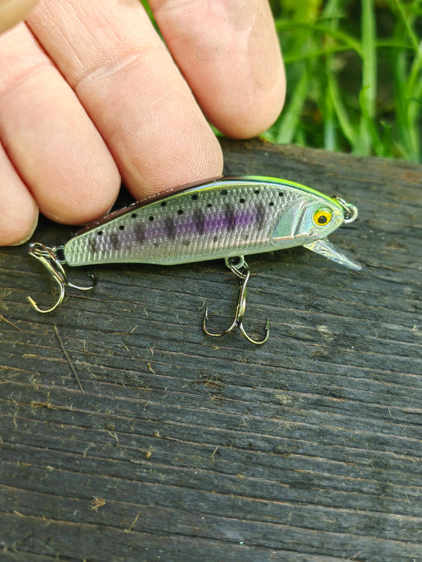 Smith D-Incite 44 — 20 Black-skinned Chartreuse Yamame — zdjęcie Rybomania