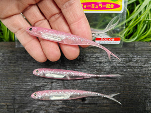 Fish Arrow Flash-J Split 4″ SW — 101 Pink/Silver