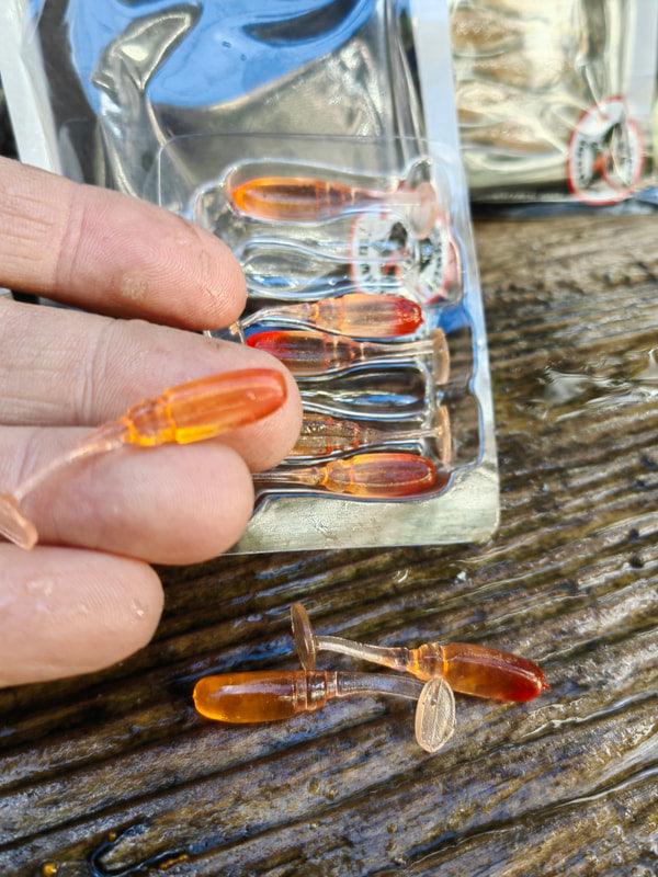 TICT Bomb Shad 1,5″ — 29 Beast Red Head — zdjęcie Rybomania