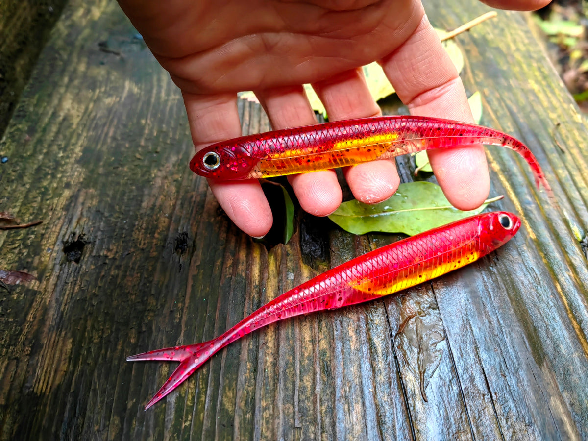 Flash-J Split SW 5" Red/Gold #11 6 — zdjęcie Rybomania