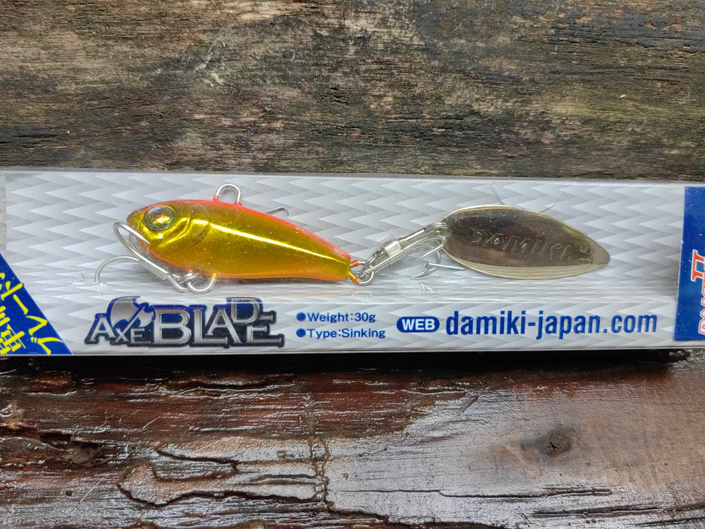 Damiki AxeBlade 30 g — Złoty z pomarańczowym grzbietem — zdjęcie Rybomania