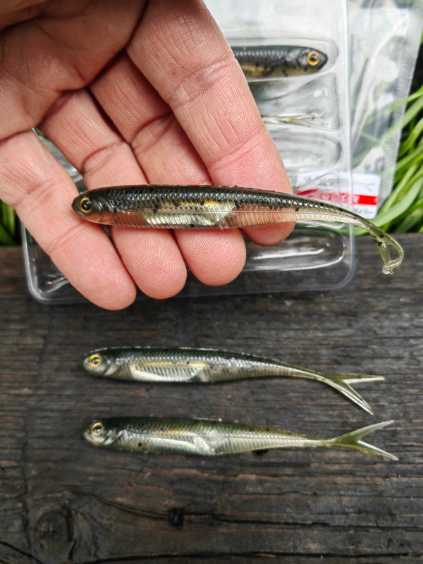 Fish Arrow Flash-J Split 4″ — 02 Watermelon/Silver — zdjęcie Rybomania