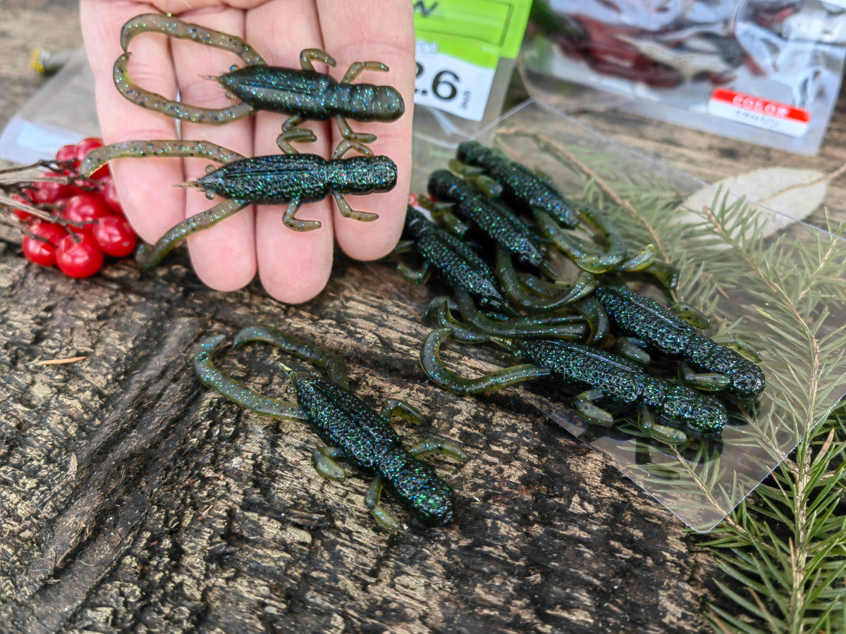 Free Rig Shrimp 2.6 Weed Neon #04 — zdjęcie Rybomania