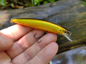 Jackall Lill Bill Wild 75F — BGMG Meimetsu Gold & Black Magic