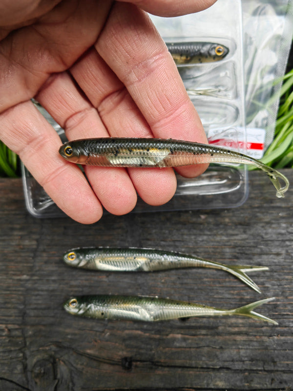 Fish Arrow Flash-J Split 4″ — 02 Watermelon/Silver — zdjęcie Rybomania