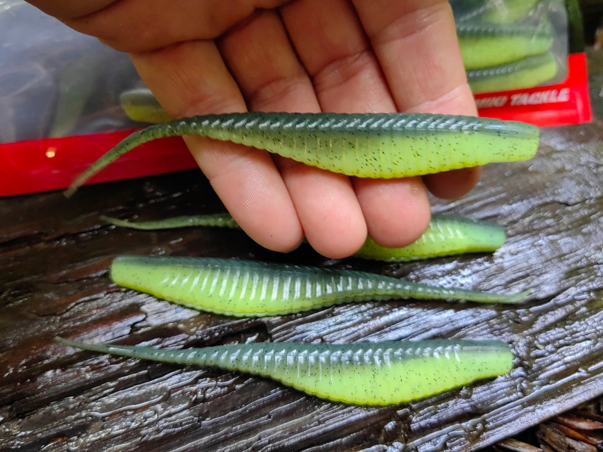 ARMOR SHAD WATERMELON CHARTREUSE SHAD 2 #442 — zdjęcie Rybomania