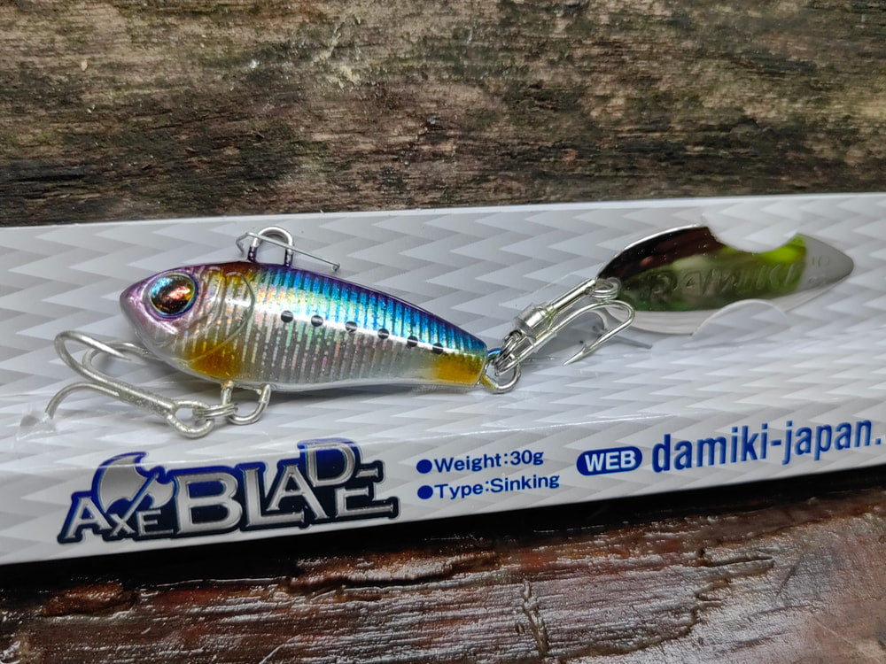 Damiki AxeBlade 30 g — Niebieski grzbiet, złoty bok — zdjęcie Rybomania