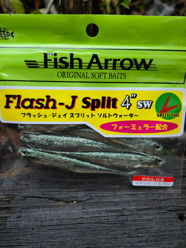 Fish Arrow Flash-J Split 4″ SW — 112 Inakko/Silver — zdjęcie Rybomania