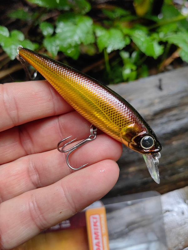 Damiki Striker 90 SP — Black Gold Holo 236H — zdjęcie Rybomania