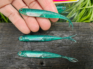Fish Arrow Flash-J Split 4″ SW — 131 Kibinago/Silver