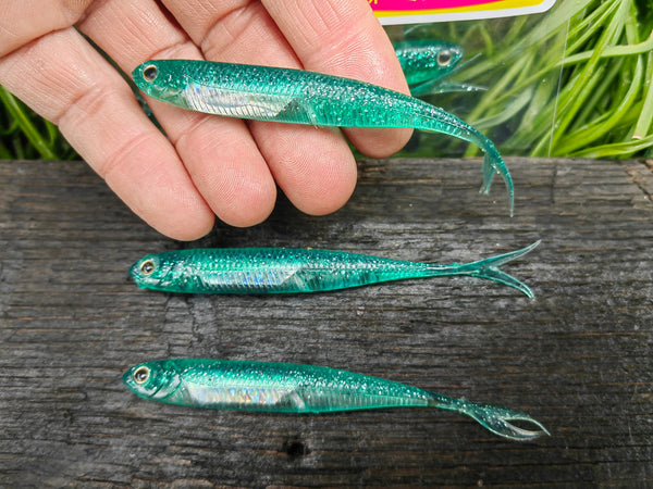 Fish Arrow Flash-J Split 4″ SW — 131 Kibinago/Silver