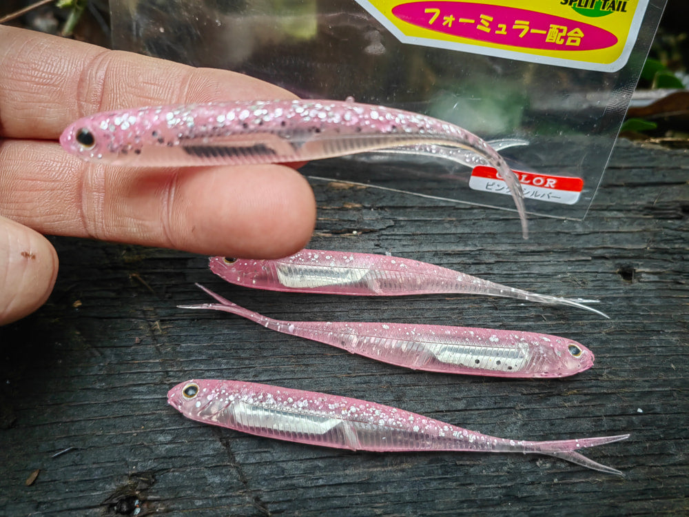 Fish Arrow Flash-J Split 4″ SW — 101 Pink/Silver — zdjęcie Rybomania