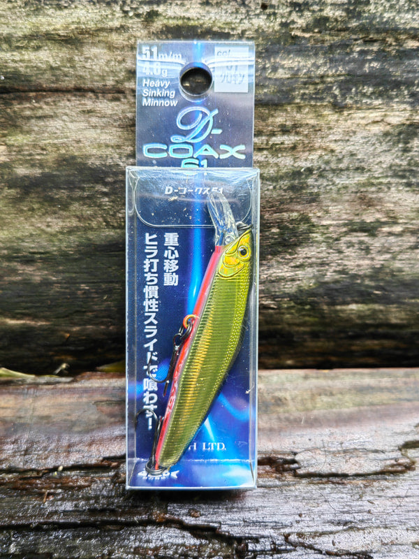 Smith D-Coax 51 mm 4,6 g — 01 Kurokin, 1 wobler w opakowaniu