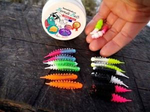 14 szt. 45 mm Tanta, Larwa /Pstrąg okoń kleń MIX !