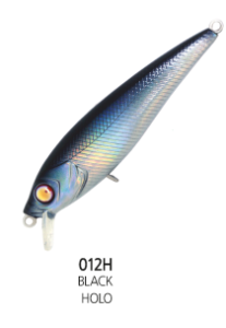 HOPI MINNOW 70 012H BLACK HOLO