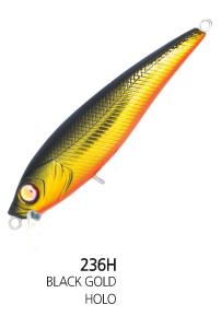 HOPI MINNOW 70 236H BLACK GOLD HOLO