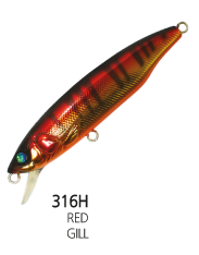 Tokon Minnow 90 316H RED GILL