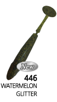 Edge Shad  5" 446 WATERMELON GLITTER