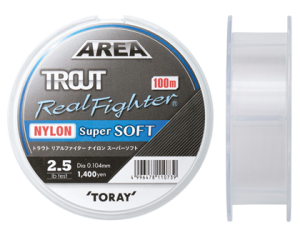 Trout Real Fighter Nylon Super Soft 2.5 LB 100 m (0.104 mm)