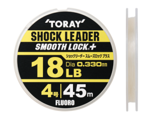 Fluorocarbon Shock Leader Smooth Lock + 7G / 28 LB 35 m 0.435mm