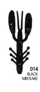 AIR CRAW 3" Black/Mix flakes #014