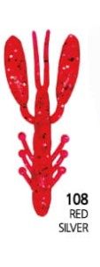 AIR CRAW 3" Red/Silver #108