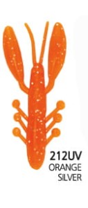 AIR CRAW 3" UV Orange/Silver #212UV