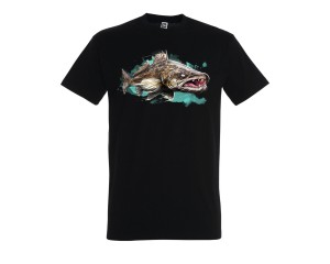 Koszulka wędkarska męska Sandacz  Zander - Art T-shirt