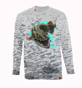 Cool Tech Bad - Pike  koszulka wędkarska z ochroną UV