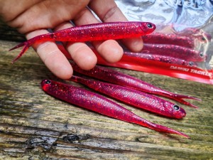Anchovy Shad SPLIT 5" 108 RED SILVER