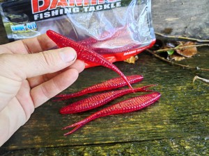 ARMOR SHAD SPLIT 5" 108 RED SILVER