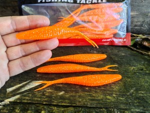 ARMOR SHAD SPLIT 5" 212 ORANGE SILVER