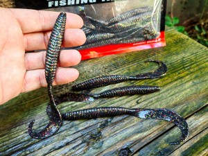 LEECHES TAIL 5" 014 BLACK MIX FLAKE