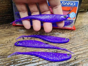 Jaskółka  Ark Shad SPLIT 5"  #420 Purple Silver