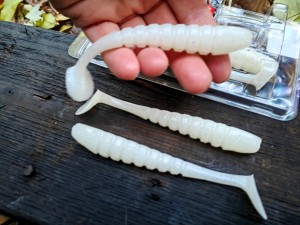 6 szt. Kopyto X ZONE Mega Swammer 9 cm #Pearl Silver Flake