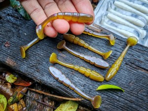 8 szt. Kopyto X ZONE Mini Swammer 7 cm #Bluegill