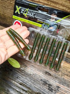 8 szt. ROBAK NED ZONE - 7,8 cm #Watermelon Red Flake