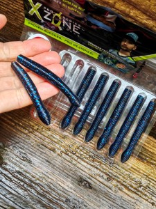 8 szt. ROBAK NED ZONE - 7,8 cm #Black Blue Flake