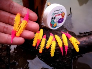 Ayra JR różowo cytrynowa #207i/ 12 szt. / 45 mm - 0,6 gr./ ser /